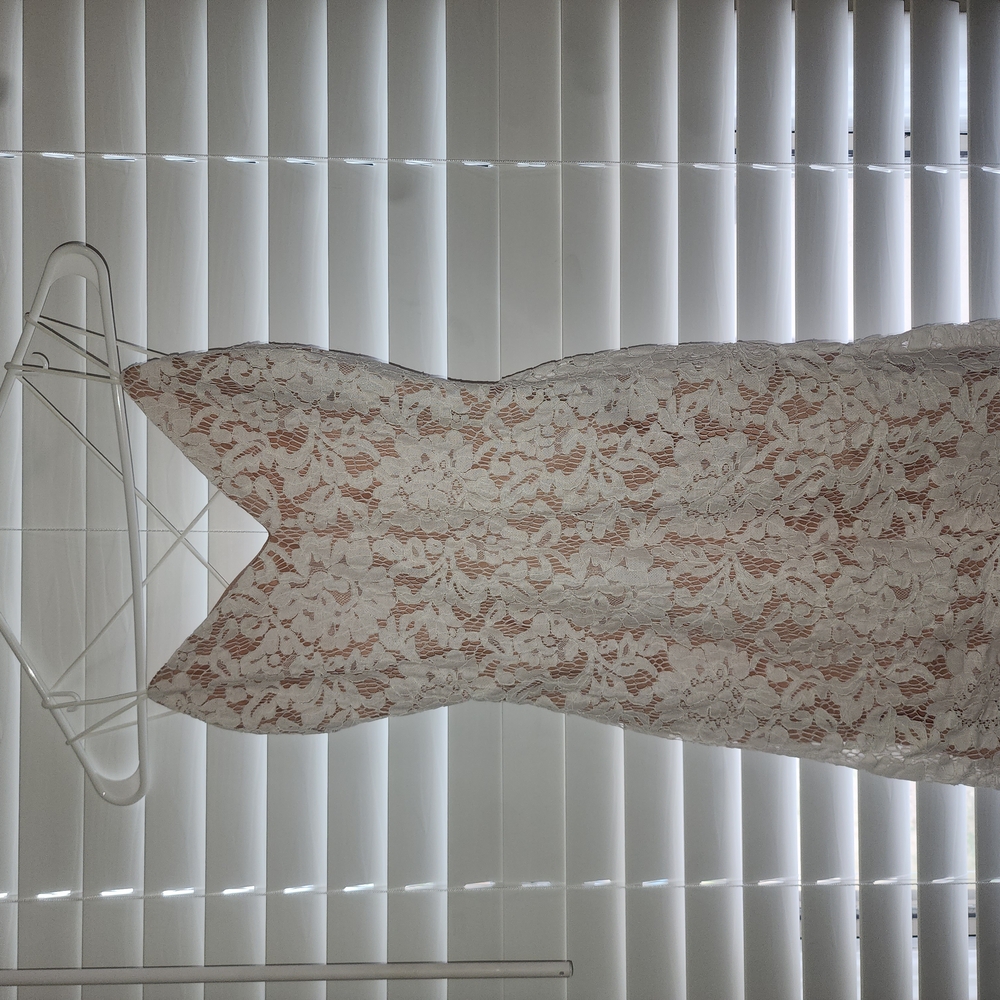 Windsor White Lace Midi Dress